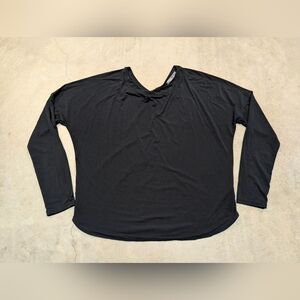 Prana Rouge Long Sleeve Shirt Women's XL Black
